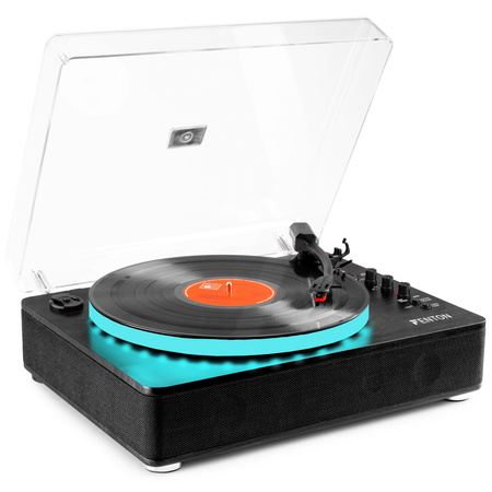 Gramofon RP162LED Fenton wejście/wyjście BT czarny+ winyl gratis