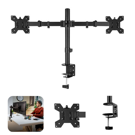 Podwójne Ramię do Monitora 13"-32" CMA20 Audizio