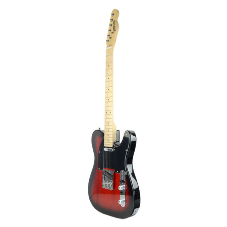 Gitara elektryczna - kompletny zestaw -Golden Guitar TEEG-30 Czarno-czerwona Telecaster