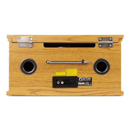 Gramofon Memphis Fenton BT CD kaseta DAB+ FM USB jasne drewno+ winyl gratis