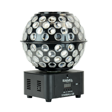 Półkula LED RGBW z efektem GOBO STARBALL-GB Ibiza Light