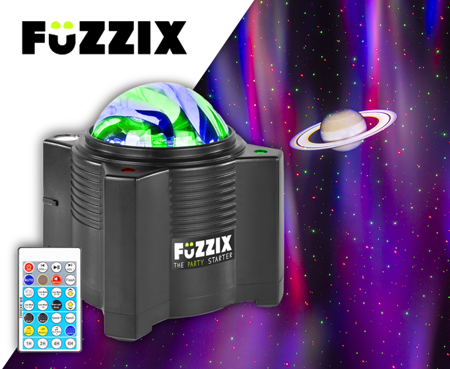 Półkula Projektor Aurora Galactic z głośnikiem BT Fuzzix