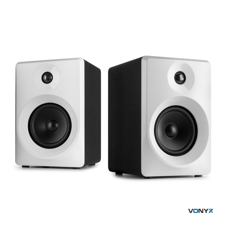 Vonyx SMN50W aktywne monitory studyjne głośniki 140W - białe